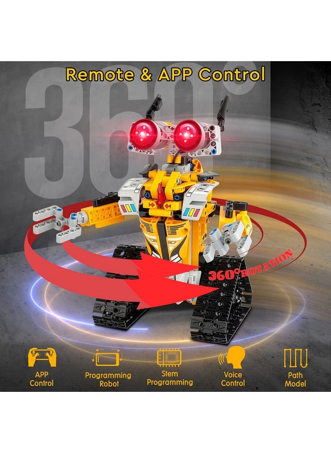 Sillbird Sillbird Robot Building Kit with Remote Control STEM Gifts for Boys Age 8-13, Coding Buildable Robotic Technic Toys for Kids Birthday with 468 Pieces  - Image 3