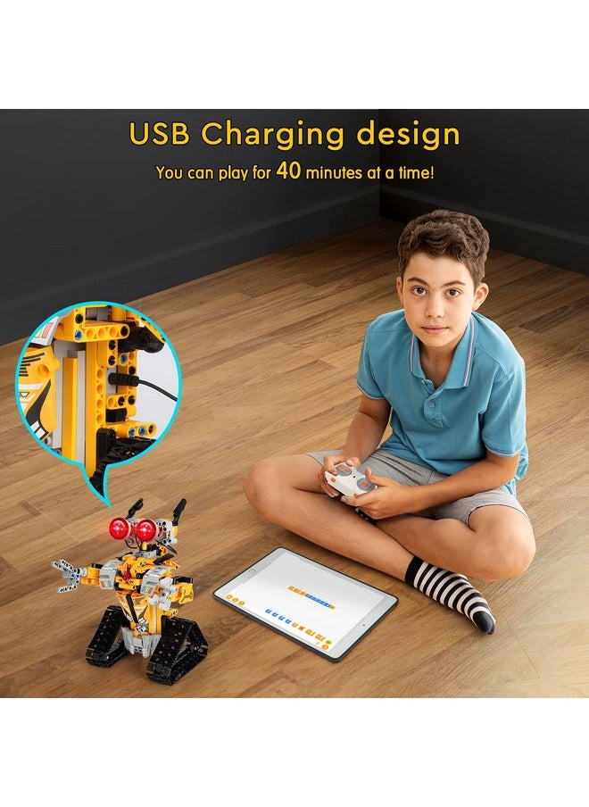 Sillbird Sillbird Robot Building Kit with Remote Control STEM Gifts for Boys Age 8-13, Coding Buildable Robotic Technic Toys for Kids Birthday with 468 Pieces  - Image 5
