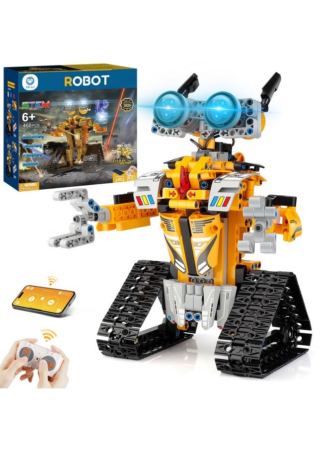 Sillbird Sillbird Robot Building Kit with Remote Control STEM Gifts for Boys Age 8-13, Coding Buildable Robotic Technic Toys for Kids Birthday with 468 Pieces  - Image 1