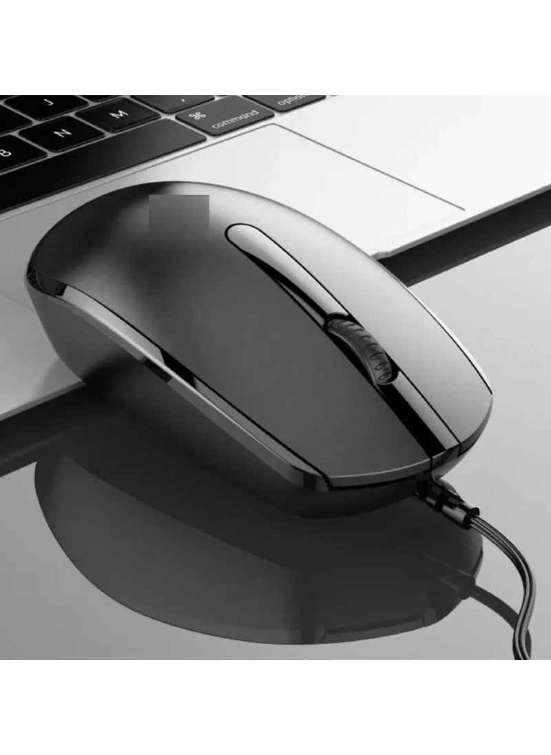 ماركة غير محددة فأرة ألعاب سلكية USB ضوئية مع إضاءة تنفس بـ 7 ألوان | دقة عالية 1200 نقطة في البوصة | تصميم متين وخفيف الوزن للألعاب التنافسية  - Image 4