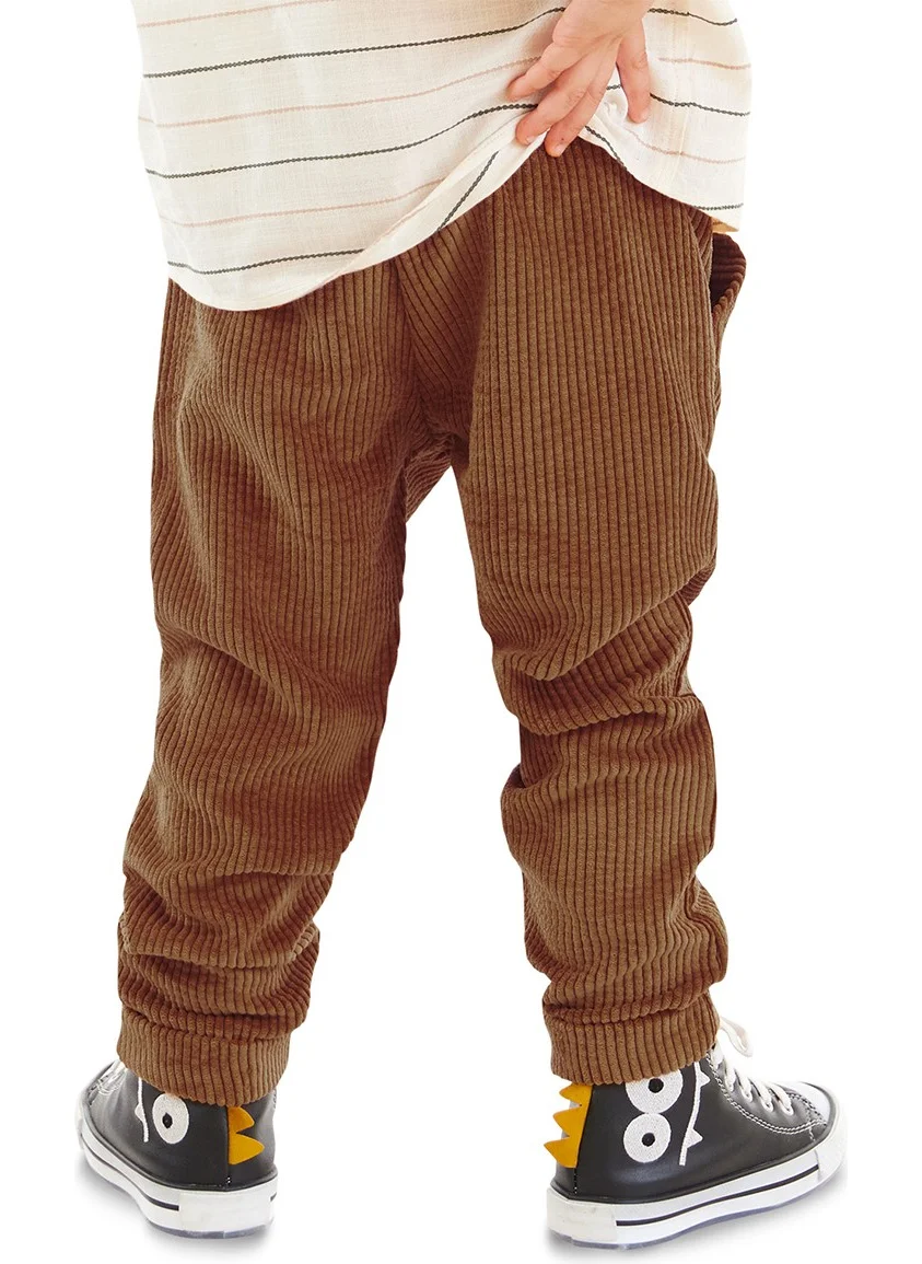 Denokids Corduroy Mustard Boy Trousers