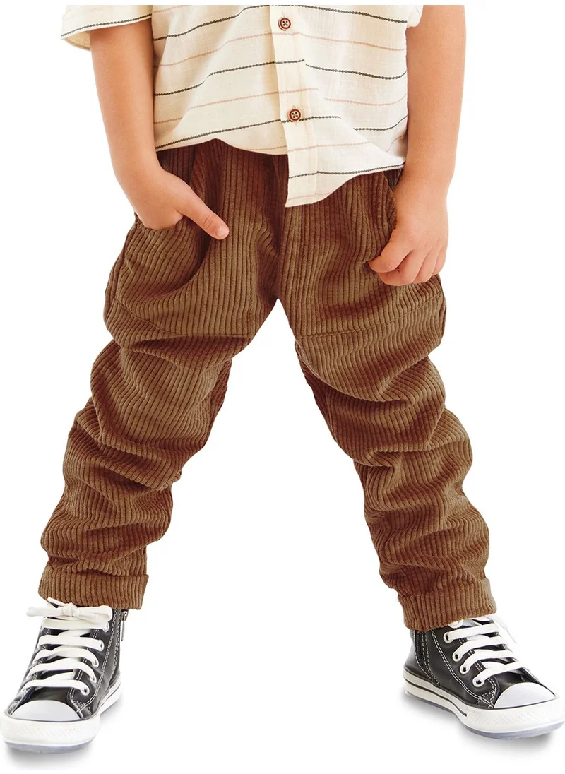 Denokids Corduroy Mustard Boy Trousers