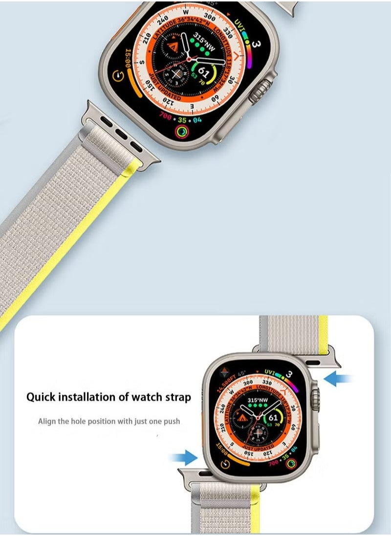 X-level - Sport Band Compatible With Apple Watch 42/44/45/49mm Adjustable Strap Soft Breathable Wristbands Comfortable Woven Strap Compatible With Apple Watch Ultra 2/Ultra/SE/Series 9/8/7/6/5/4/3/2/1 - Image 1