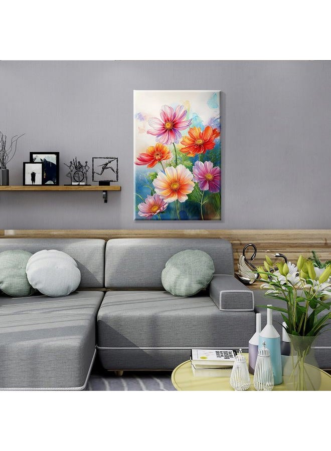 JOOZ Flowers Paint by Numbers Kit for Adults with Frame, DIY Flower Paint by Number with Easel, Adult Paint by Number Kits on Canvas Floral for Wall Decor 8 x 12 Inch - Image 5