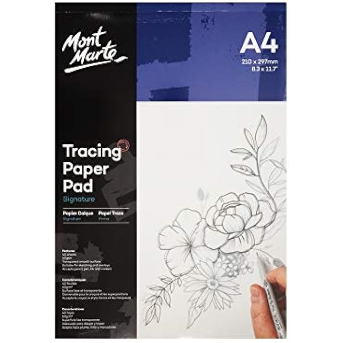MM TRACING PAPER PAD 60GSM 40 SHEET A4 - Image 1