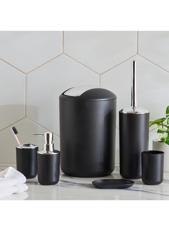 Home Box Black Bathroom Accessory Set for All - Image 1
