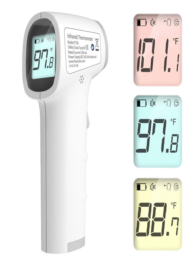 Facelake FT50 Non Contact Thermometer Infrared Fever Monitor Screen Display for Adults Kids Batteries Warranty - Image 1