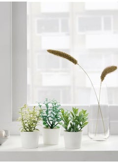 FEJKA Artificial plants with pots, set of 3 indoor/outdoor herbs  - Image 2