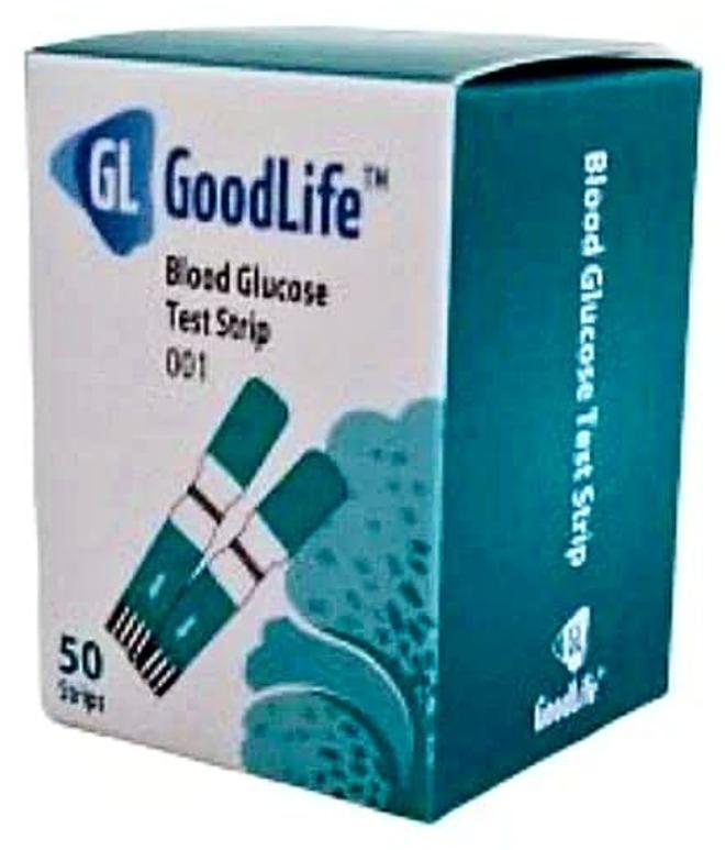GoodLife Blood Glucose Test Strips 50 Count - Image 1