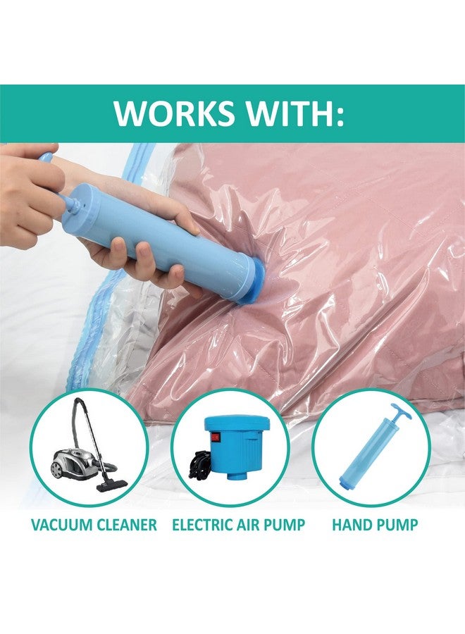 MattEasy MattEasy Space Saver Vacuum Storage Bags, 6 Pack Space Saver Bags with Pump, Storage Vacuum Sealed Bags for Clothes, Comforters, Blankets, Bedding (6 Small) - Image 5