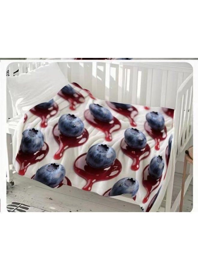 عام بطانية رقيقة من الفانيلا (دافئة ومريحة، ومناسبة للنوم واستخدام الألعاب وإزالة الغبار ومقاومة للرمل) 150 سم * 200 سم - 475 - Image 3