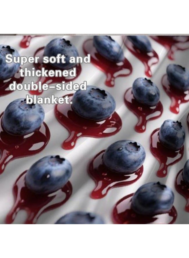 عام بطانية رقيقة من الفانيلا (دافئة ومريحة، ومناسبة للنوم واستخدام الألعاب وإزالة الغبار ومقاومة للرمل) 150 سم * 200 سم - 475 - Image 4