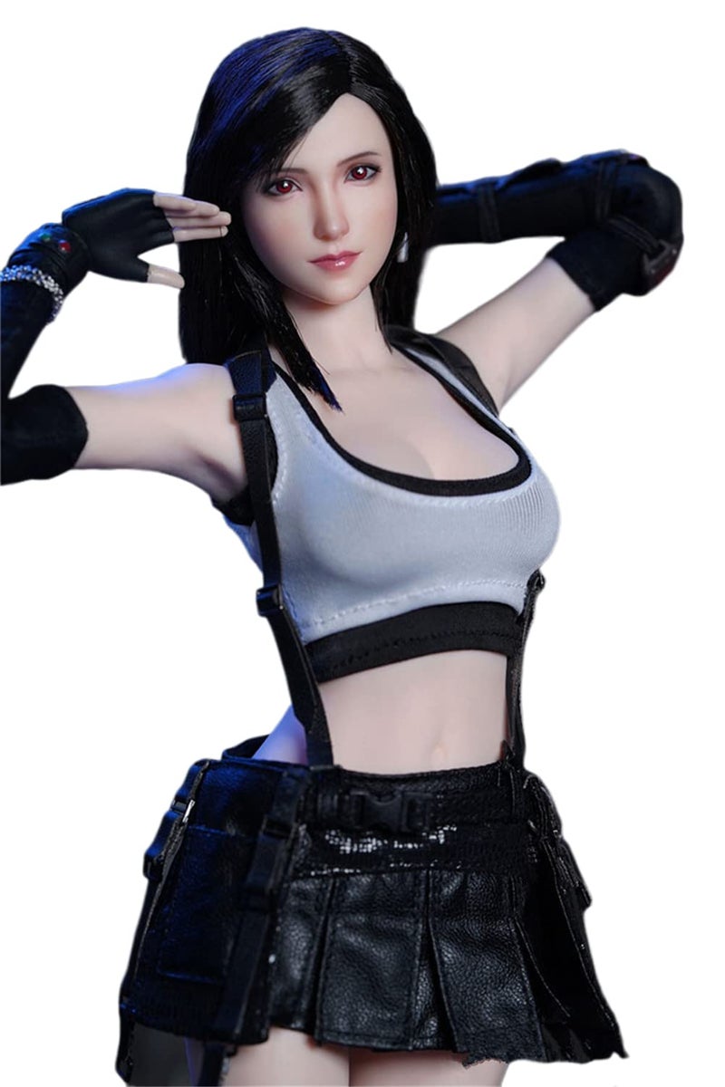 RoofWorld 16 Scale Head Sculpt Female Soldier Head Carving Model Fit PH TBL 12 Pale Action Figure Body Dolls - Image 2