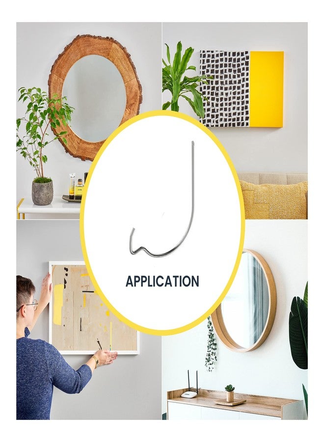 أو أو كيه خطاف تعليق الصور OOK من Hillman رقم 591815، يتحمل وزن 50 رطلاً، مطلي بالزنك، قطعتان - Image 4