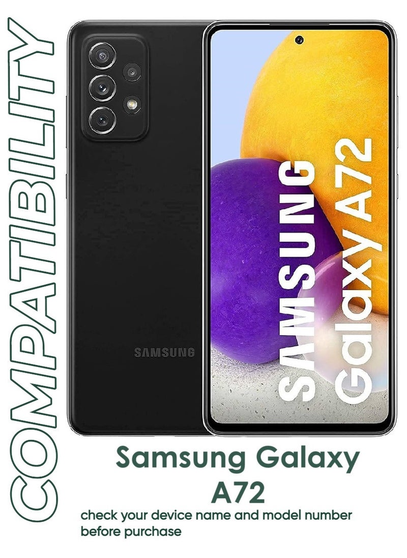 ACLIX 4 Pieces Antistatic ESD Dustproof Premium Quality High Definition Tempered Glass Screen Protector Designed For Samsung Galaxy A72 - Image 3