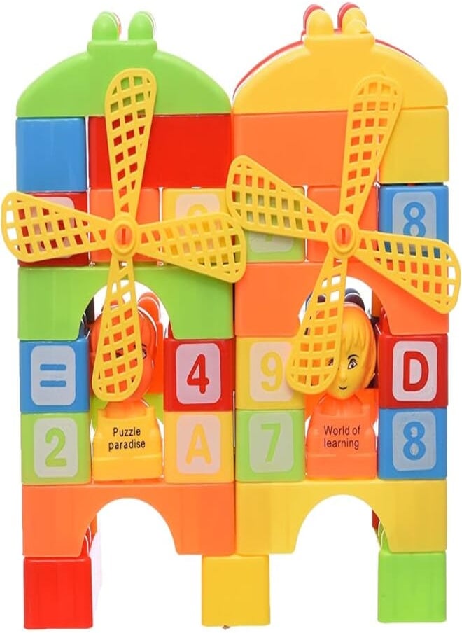 accessories shop Plastic Puzzle Interesting Enhance Creative Mind With Motor Skills And Storage Bag Add More Funny For Children - Multicolor 