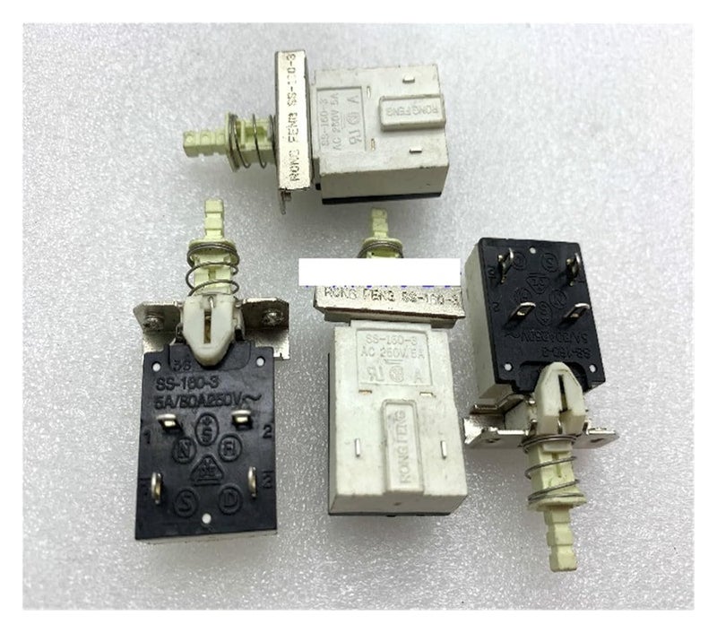 مفتاح طاقة SDS 3P 5A 80A 250V بـ 4 دبابيس مع قوس بطول 26 مم وتباعد ثقوب 20 مم - Image 2