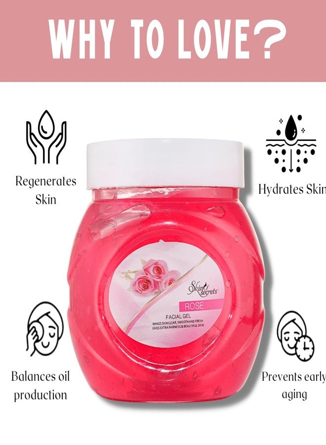 Skin Secrets Rose Facial Massage Gel with Rose Oil| 500gm - Image 2