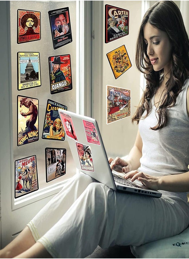 ستيكرز ملصقات أفلام الثمانينات، 25 قطعة، مقاس 6×9 سم، بدون تكرار  - Image 5