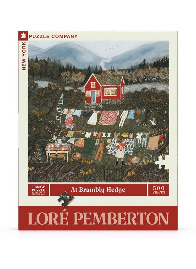New York Puzzle Company - Loré Pemberton At Brambly Hedge - 500 Piece Jigsaw Puzzle For Family Game Nights By Loré Pemberton  - Image 2