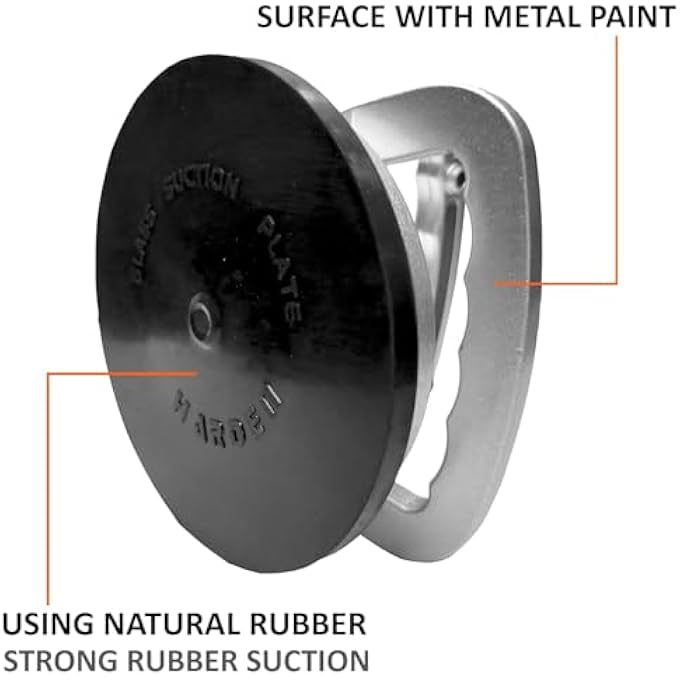 هاردن 620605 ماصة زجاجية بمخلب واحد مصنوعة من سبائك الألومنيوم ومتينة من المطاط السميك لبلاط السقف والأرضية 620605 - Image 5