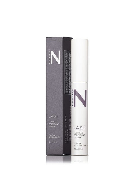 NULASTIN Eyelash Serum for Thicker Looking Lashes - Follicle Fortifying LASH Serum - Clinically Tested Eyelash Enhancing Serum with Keratin - From the Experts in Brow and Lash Serums (0.1 Fl Oz)