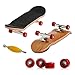 Lottoyday 1 Pack Professional Mini Maple Wooden Fingerboards Finger Skateboard Toy Set for Kids Red - Image 2