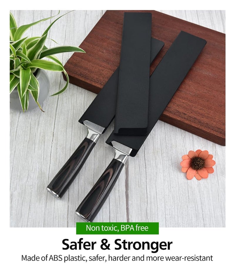 DkOvn 10pcs Universal Knife Edge Guards Set, Non-BPA Knife Sheath, Gentle on Your Blades - Image 4
