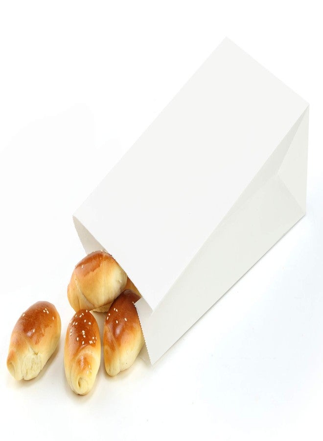 BagDream 4LB Small Paper Lunch Bags 50PCS 5x2.95x9.45 In White Paper Snack Bags Bulk for Craft, Snack, Small Lunch, Cookies, Popcorn - Image 5