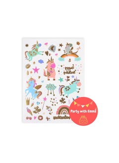 Party with Emma Unicorn Party Favors Temporary Tattoos for Kids 26 styles Birthday Party Supplies Unicorn Favors Decorations  - Image 5