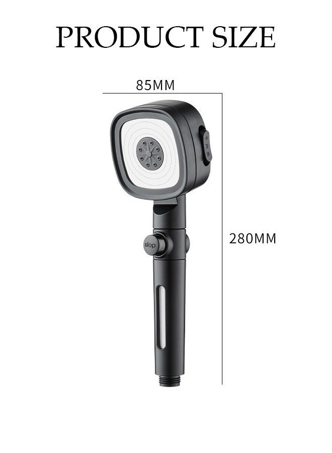 DUNISO Filtered Shower Head with Handheld, High Pressure Water Flow and Multiple Spray Modes Shower Head with Filter, Power Wash for Hard Water, Showerhead with ON/OFF Switch for Pets Bath - Image 2