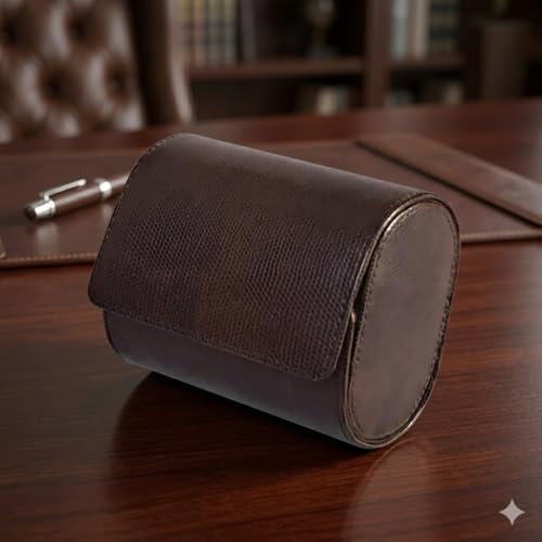 essart Luxury Watch Roll Case – Travel Watch Organizer-Watch Travel Case for 2 Watches | PU Leather Portable Gift Box for Watch Collectors - Image 2