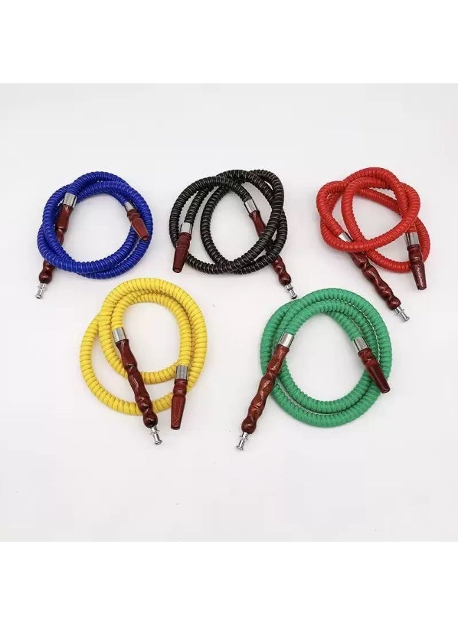 Angmei Arabic water pipe, glass oil lamp accessories, hot water resistant pipe can be filtered, 1.5m long, (colors are random) - Image 4