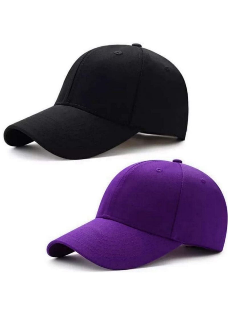 Generic - Bundle of two Baseball & Snapback Hat For unisex, Sport Cap - Image 1