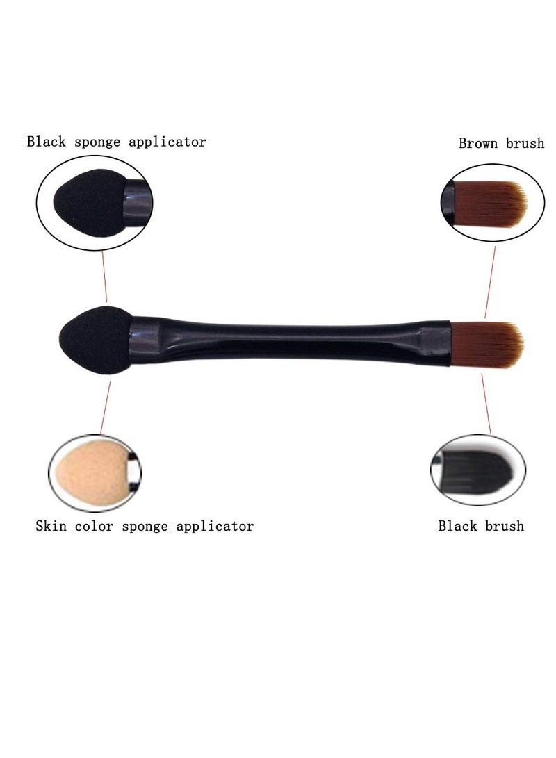 Vosaidi Eyeshadow Brushes Makeup Brushes 10pcs Eyeshadow Sponge Dual Sides Eyeshadow Applicator Travel Eyeshadow Brush Concealer Brush - Image 4