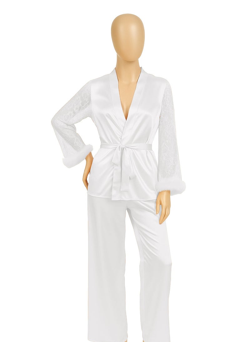 Lingerie Set Model 0182 , White