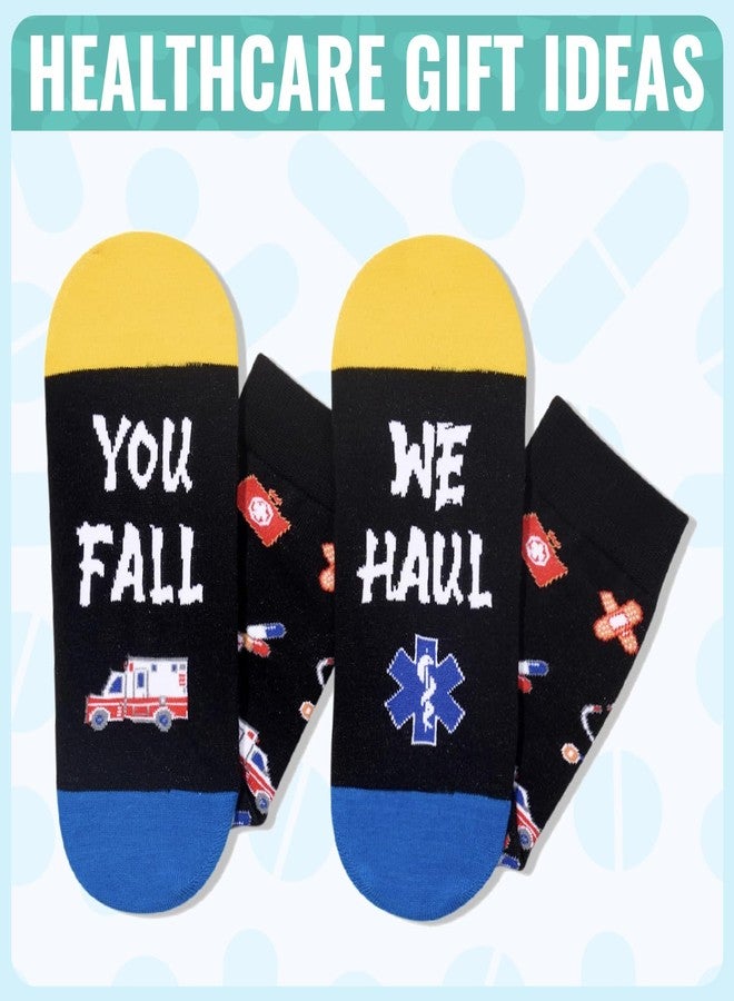 Zmart EMT Gifts for Men Women - Funny EMS Gifts for Him, EMS Week Gift, Paramedic Gift, EMT Paramedic Socks - Image 4