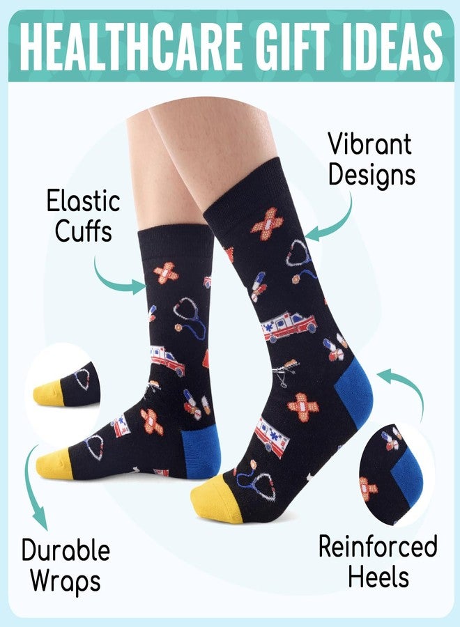 Zmart EMT Gifts for Men Women - Funny EMS Gifts for Him, EMS Week Gift, Paramedic Gift, EMT Paramedic Socks - Image 2