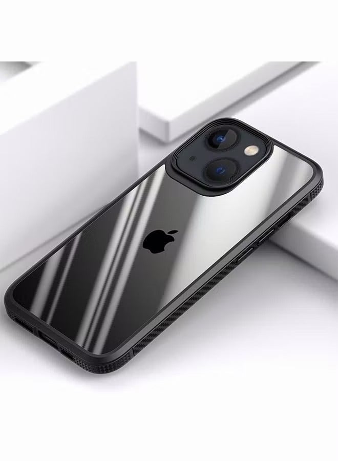 IAF Clear Case for iPhone 14/14 Plus Military-Grade Drop Protection Anti-Yellowing Slim Phone Case Hard Back TPU Bumper Shockproof Anti-Scratch Cover - Image 3