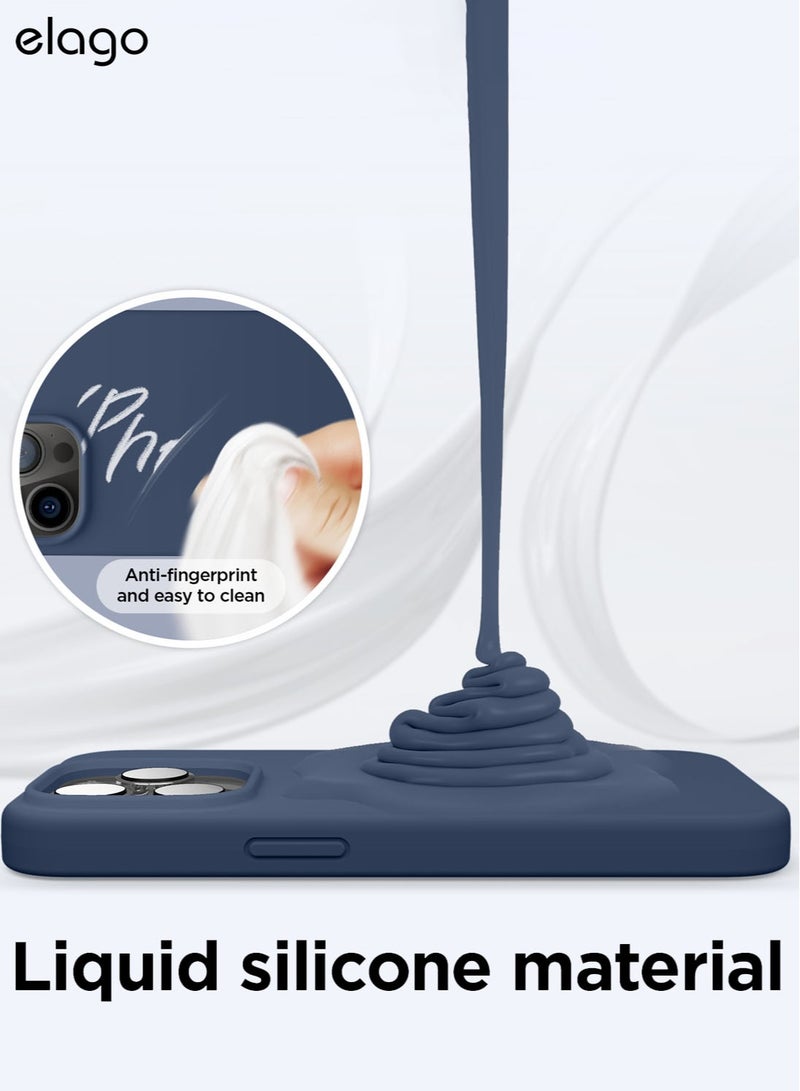 Elago Silicone Case Cover for iPhone 14 Pro MAX - Jean Indigo - Image 4