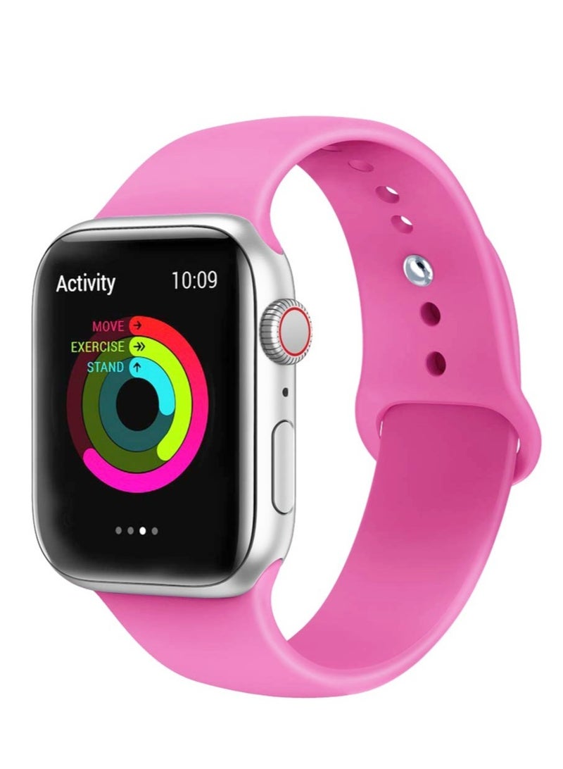 ELTRAZONE Soft Silicone Fitness Replacement Accessories Wristbands for Apple iWatch Band Series 6/5/4/3/2/1 SE 42-44mm - Image 1