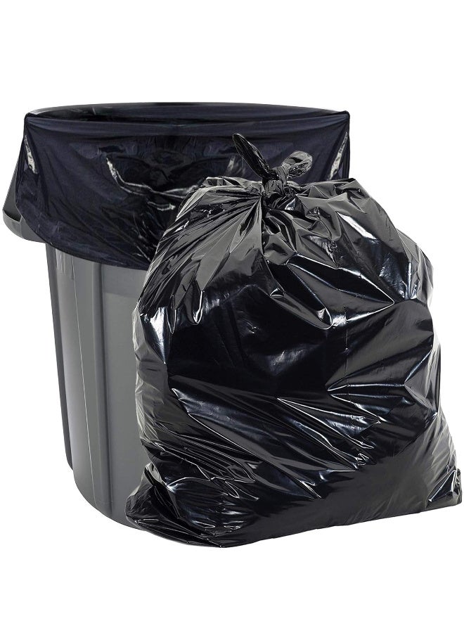 Kawkab 50 pieces of large household garbage bags, 80*100cm, black and thick, suitable for home offices, hotels, property management, sanitation, large garbage bags, home offices - Image 1