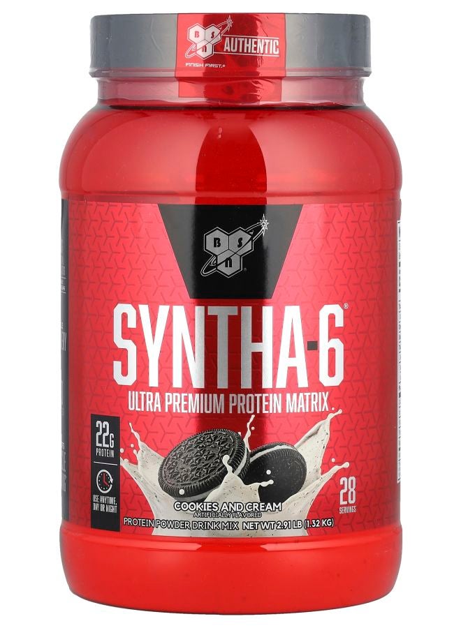 BSN سينثا-6® ماتريكس بروتين فائق الجودة بنكهة الكوكيز والكريمة 2.91 رطل (1.32 كجم) - Image 1