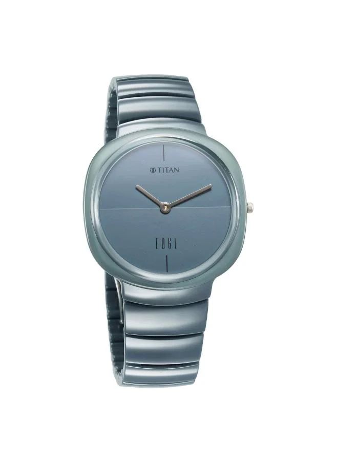 تيتان Unisex's Ceramic Analog Watch 1841QC07 - 38 mm