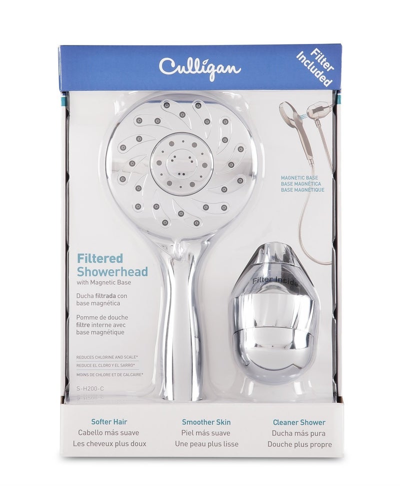 Culligan S-H200-C Hand-Held Showerhead with Magnetic Base and Filter, 10,000 Gallon, Brushed Chrome - Image 4
