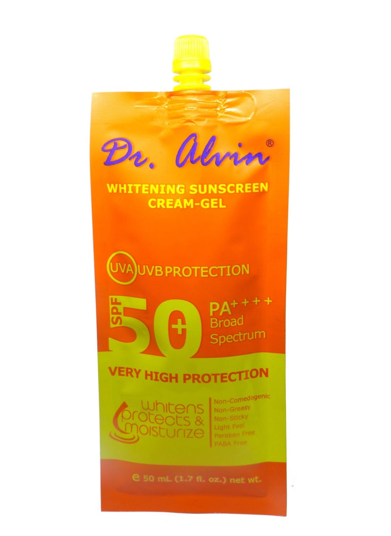 Dr. Alvin - Whitening Sunscreen Cream Gel 50ml - Image 1
