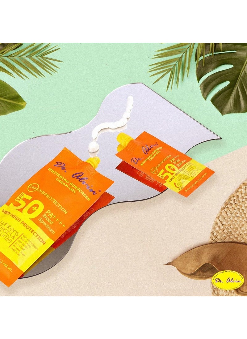 Dr. Alvin - Whitening Sunscreen Cream Gel 50ml - Image 1