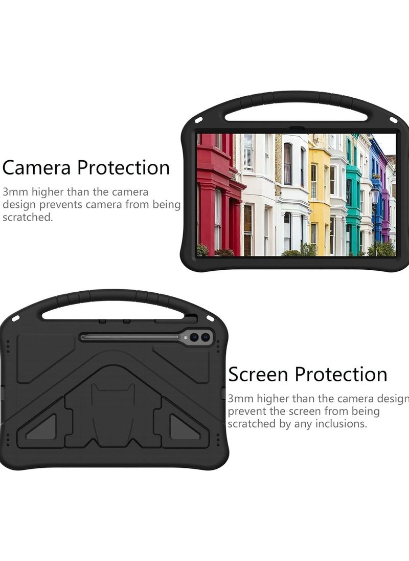 General - Case Compatible with Samsung Galaxy Tab S10 Ultra 14.6 Inch 2024, Heavy-Duty Shockproof Kids Friendly Hybrid Protective Case with Stand & Handle Cover for Galaxy Tab S10 Ultra - Image 1