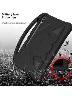 General Case Compatible with Samsung Galaxy Tab S10 Ultra 14.6 Inch 2024, Heavy-Duty Shockproof Kids Friendly Hybrid Protective Case with Stand & Handle Cover for Galaxy Tab S10 Ultra  - Image 5