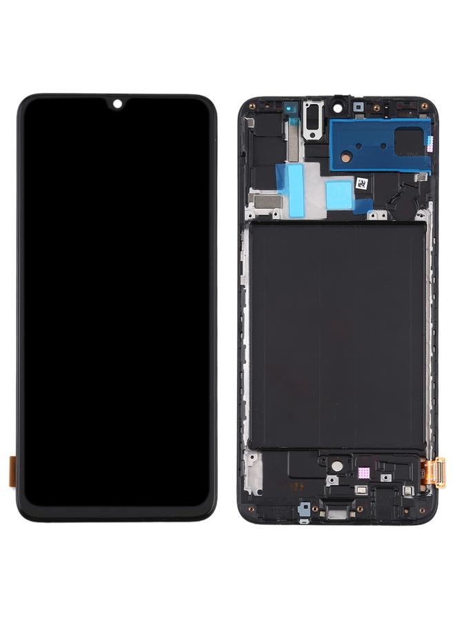 erorex Replacement TFT LCD Screen for Samsung Galaxy A70 Digitizer Full Assembly with Frame, Not Supporting Fingerprint Identification Black - Image 3